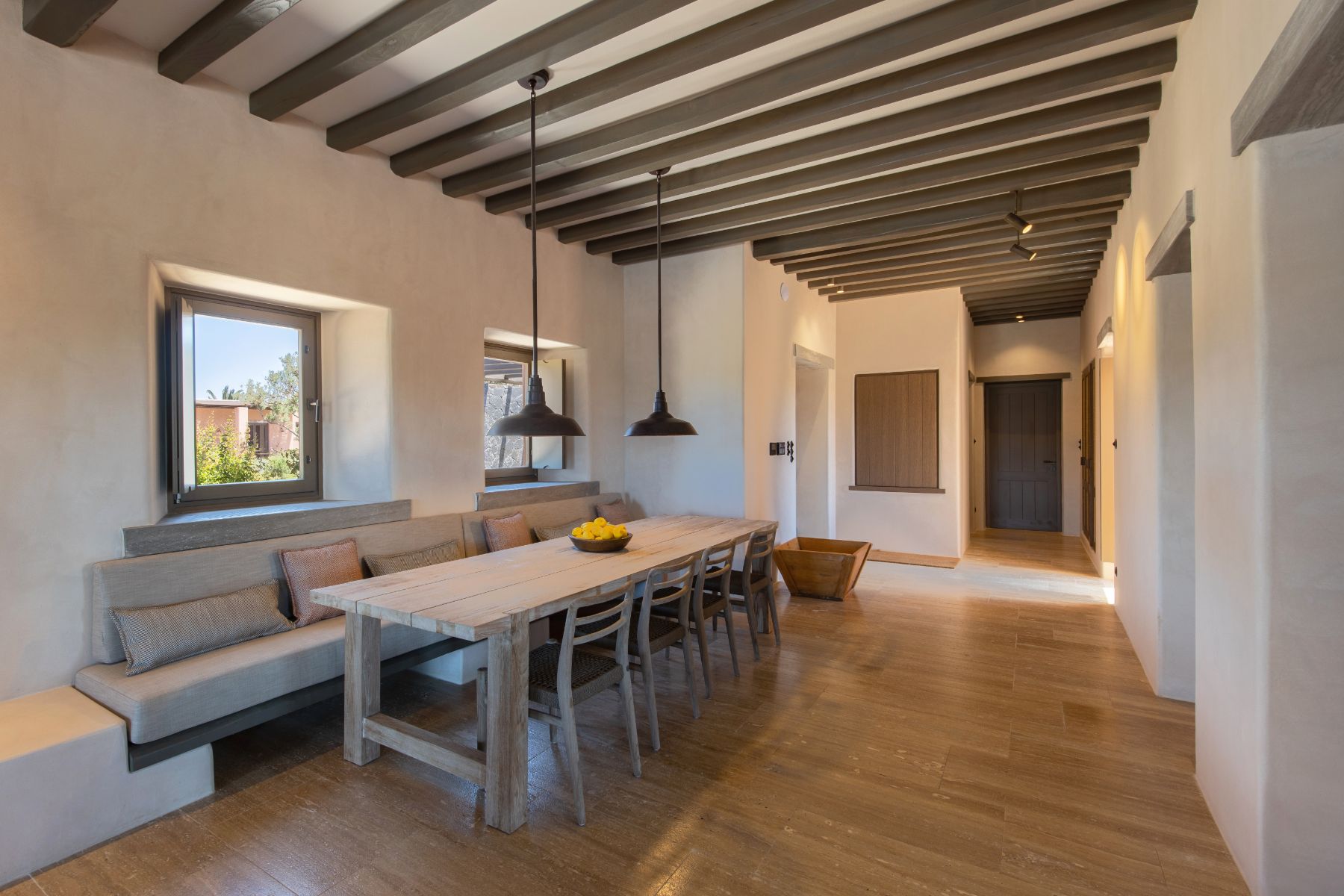 Dining room at Villa Galini, Paros