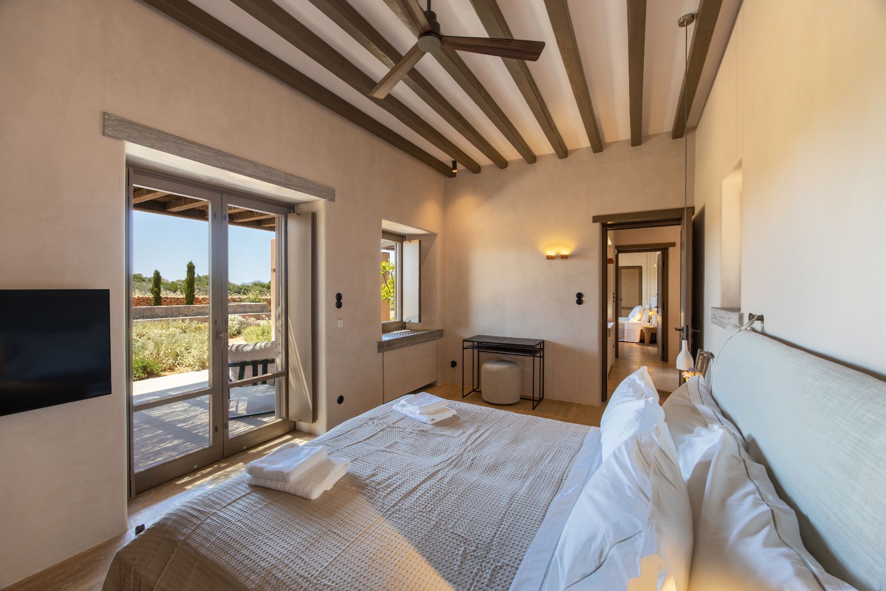 Bedroom at Villa Galini, Paros