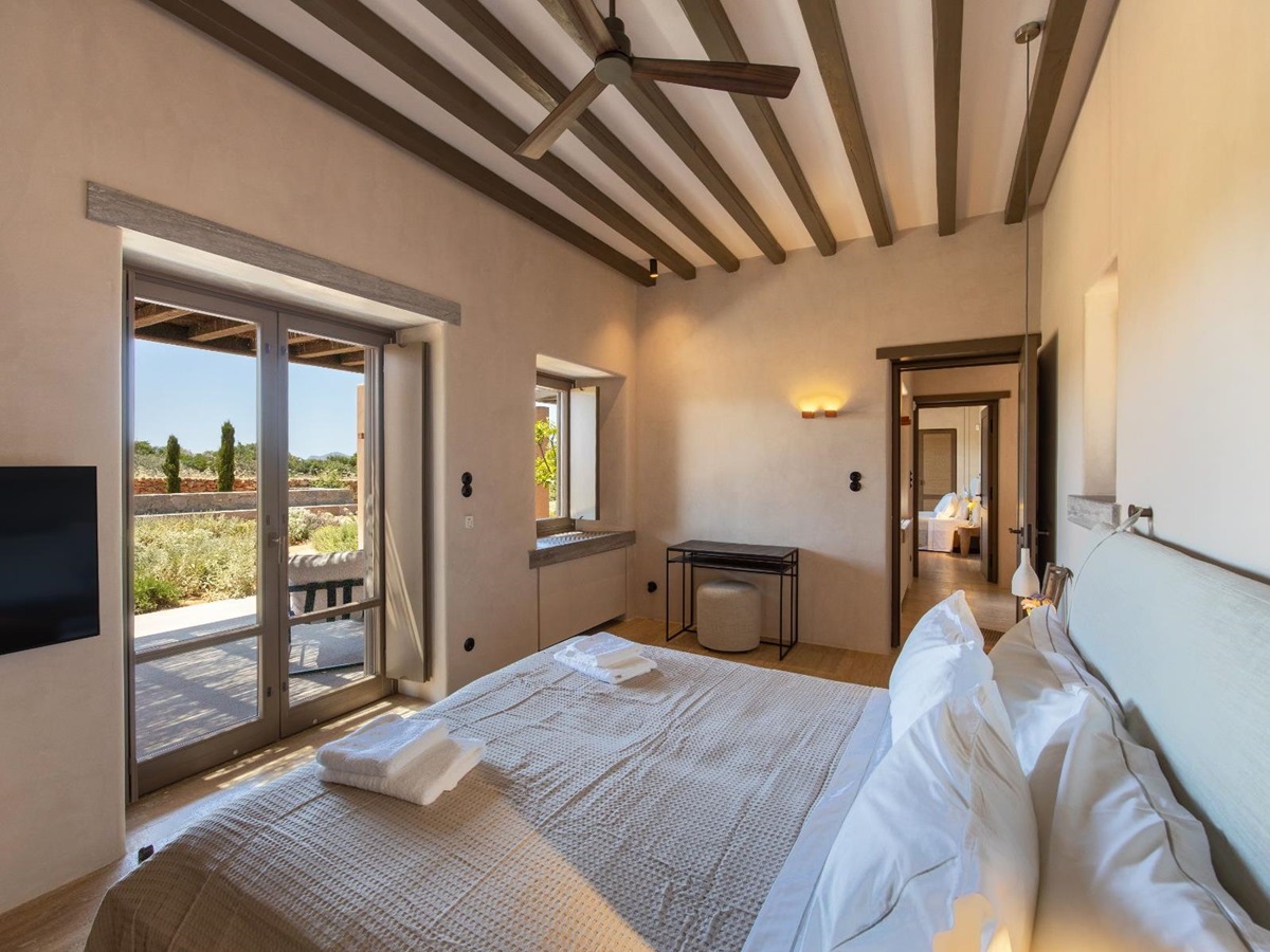 Bedroom at Villa Galini, Paros