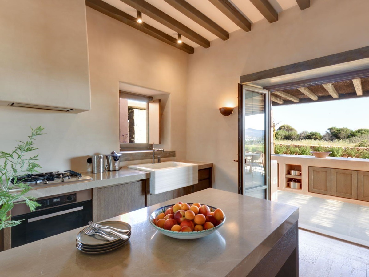 Kitchen at Villa Galini, Paros