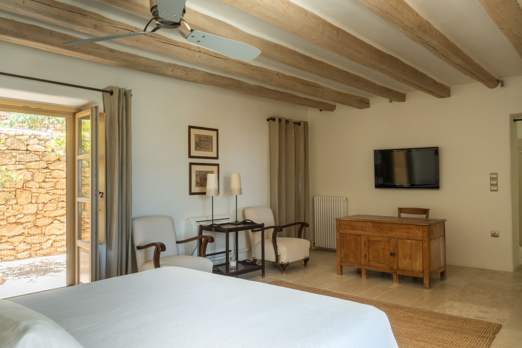 Bedroom at Villa Ilios, Paros