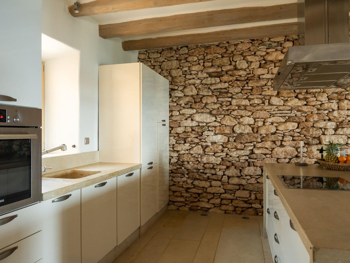 Kitchen at Villa Ilios, Paros