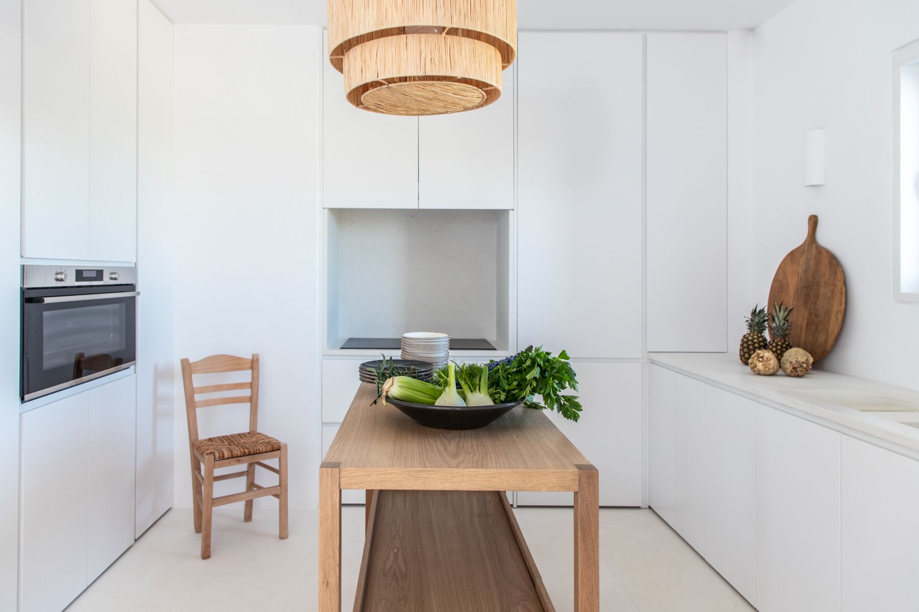 Kitchen at Villa Irida, Paros