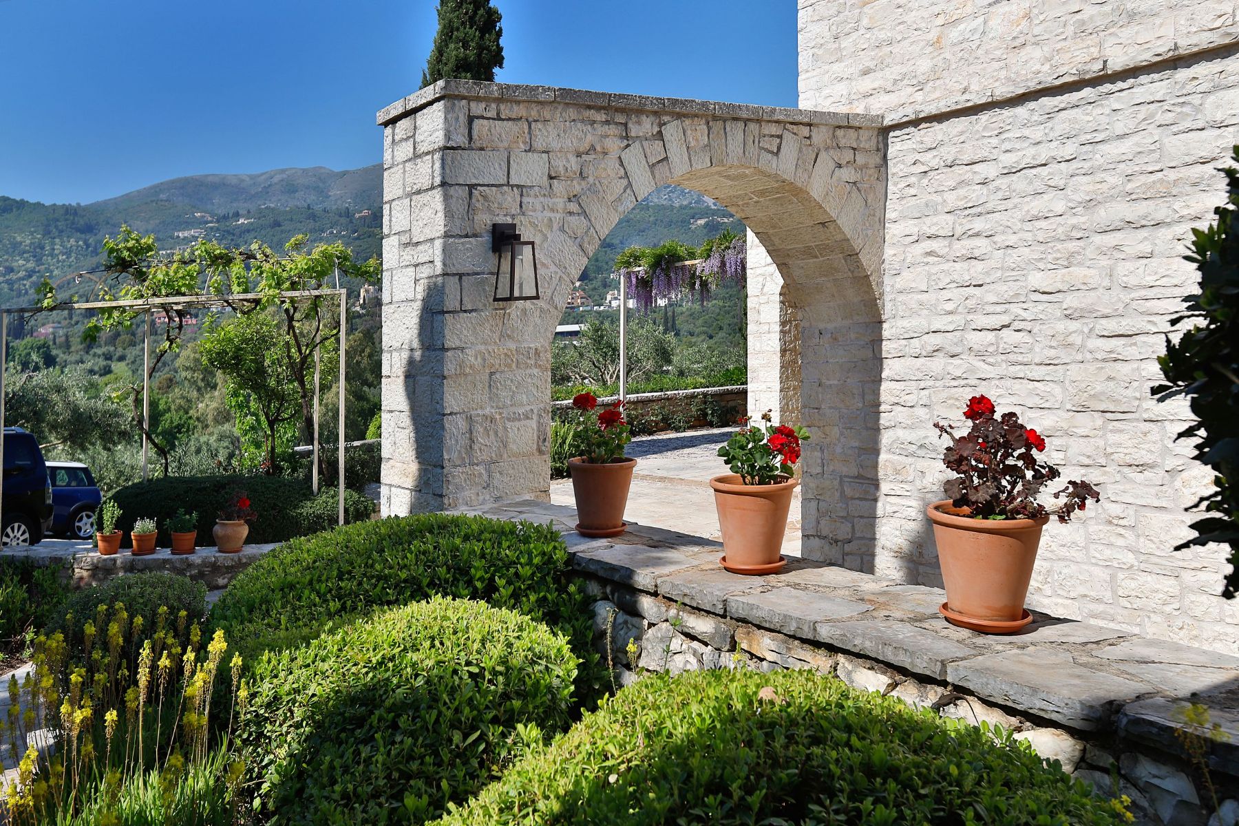 Exterior view of Villa Jasmine, Corfu