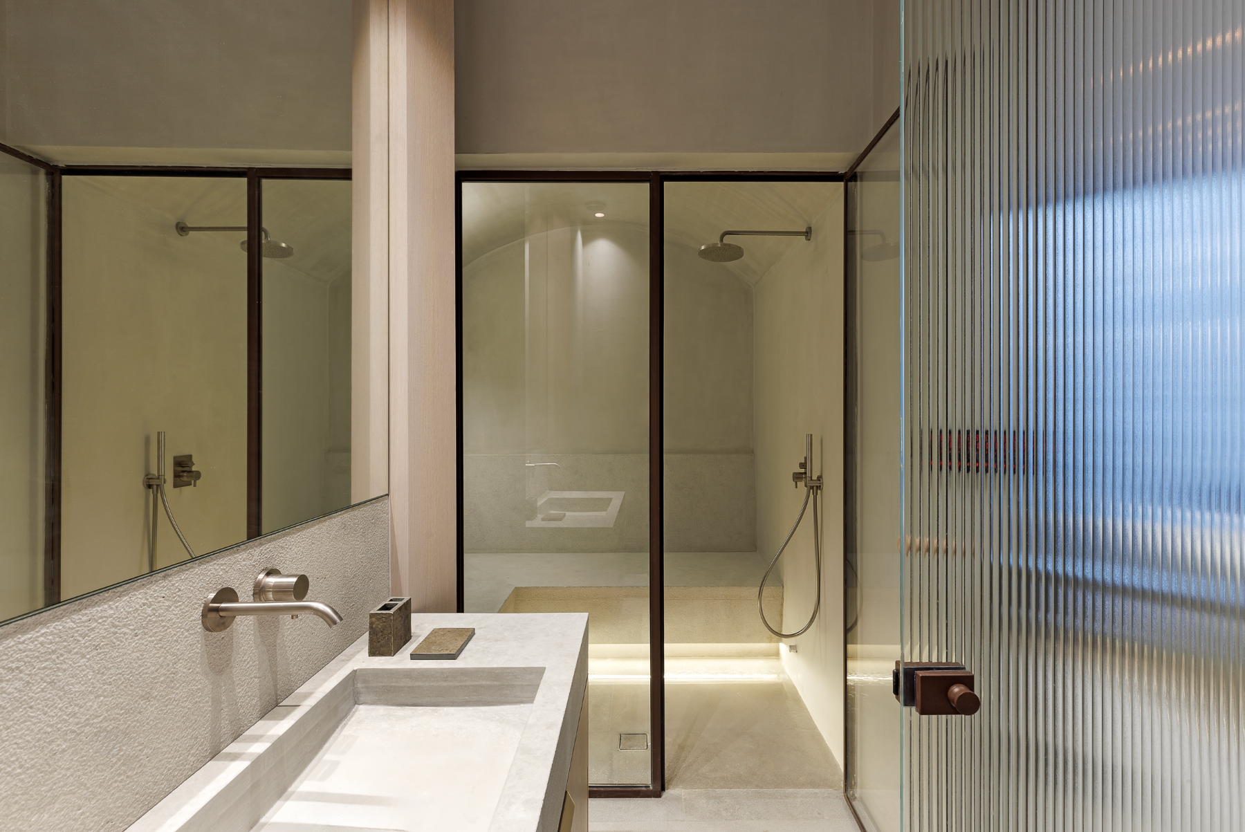 Bathroom at Villa Kallisti, Crete