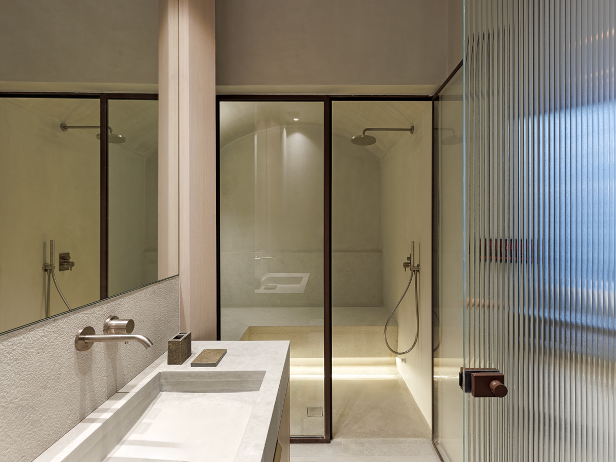 Bathroom at Villa Kallisti, Crete