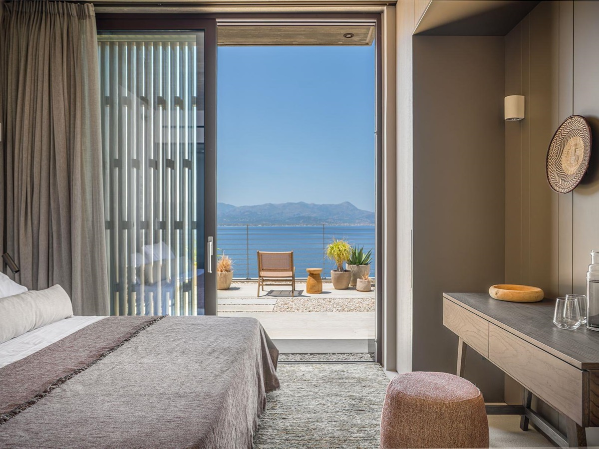 Bedroom at Villa Kallisti in Crete
