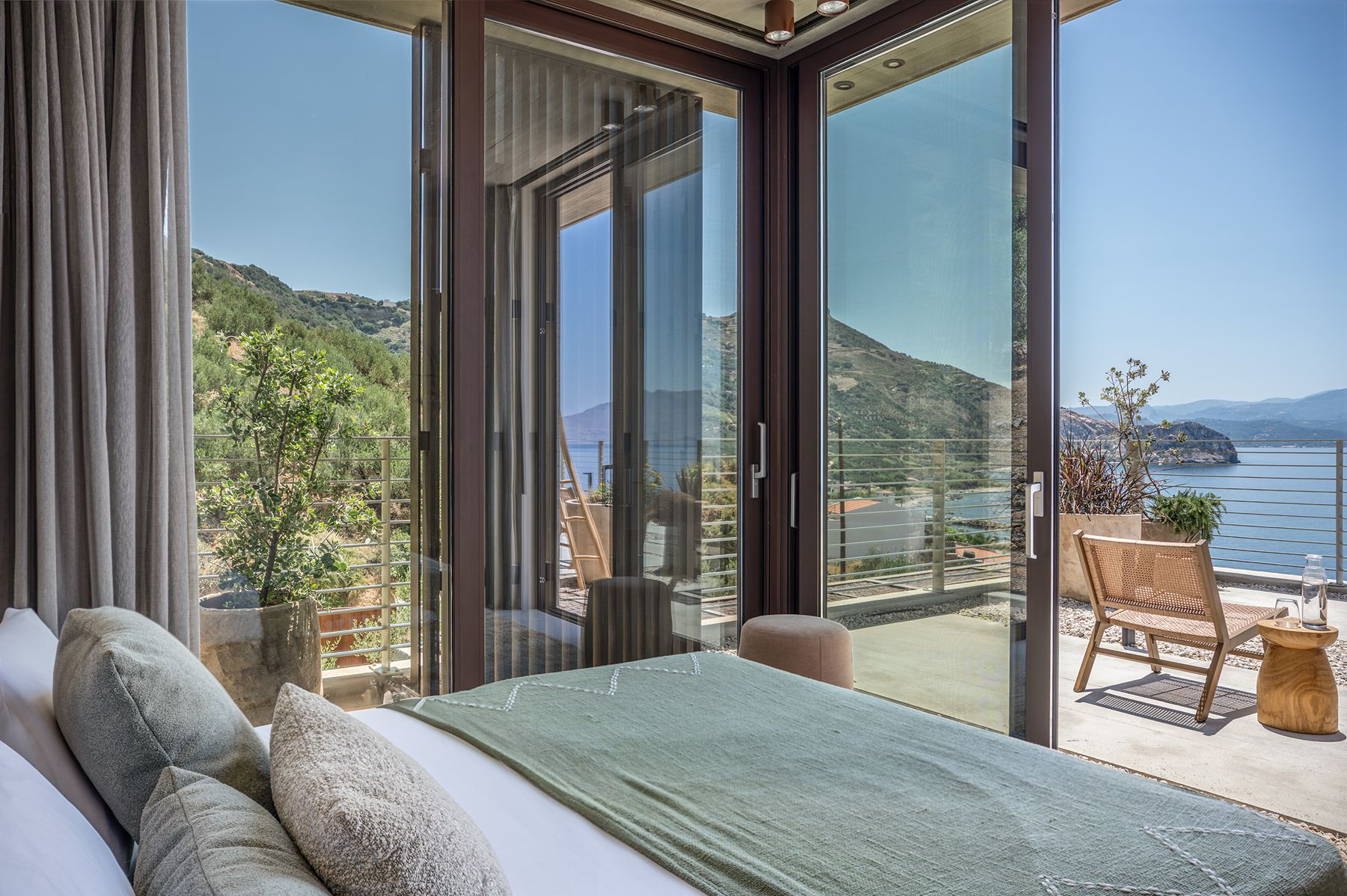 Bedroom at Villa Kallisti in Crete