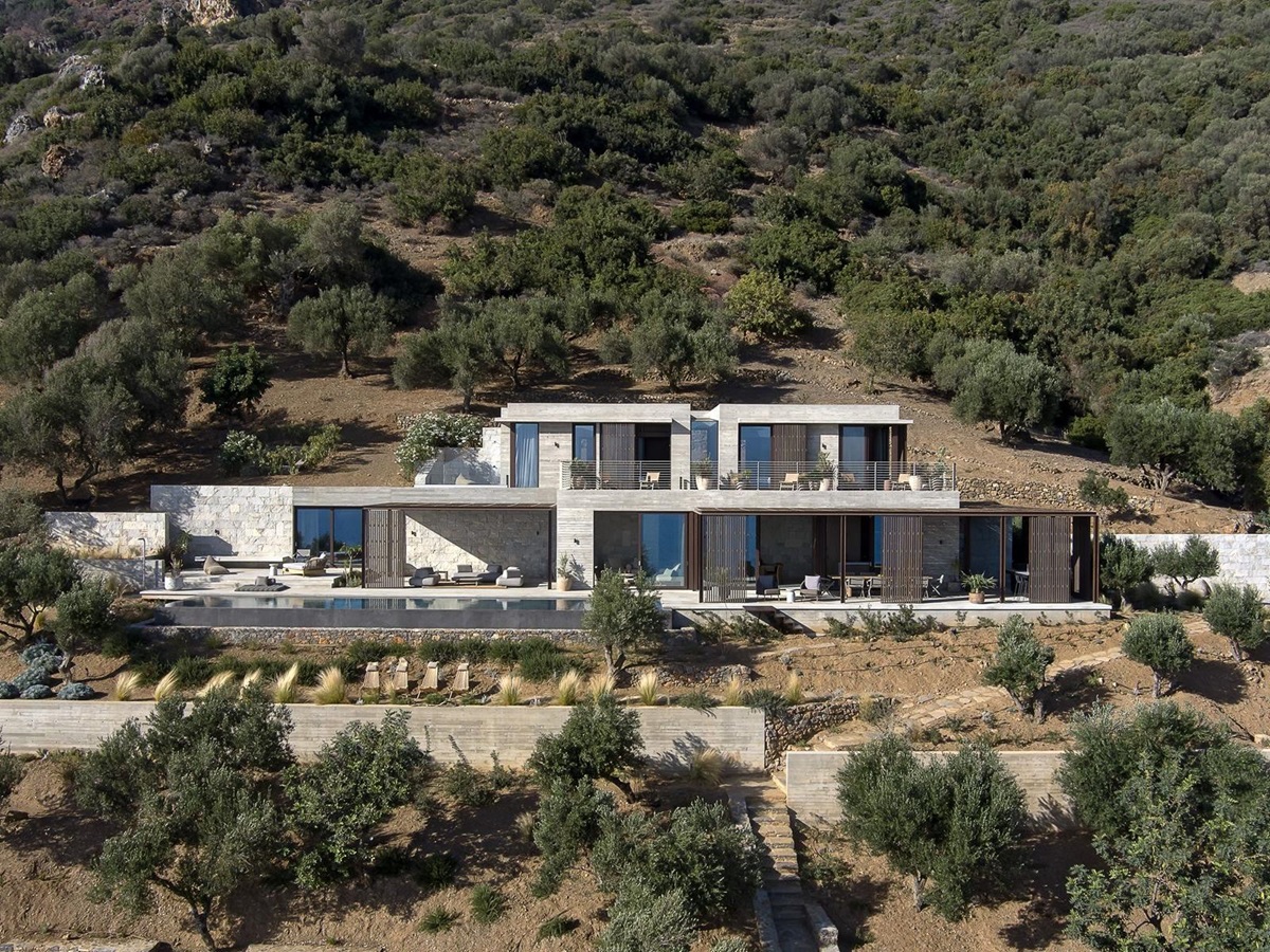 Exterior at Villa Kallisti in Crete