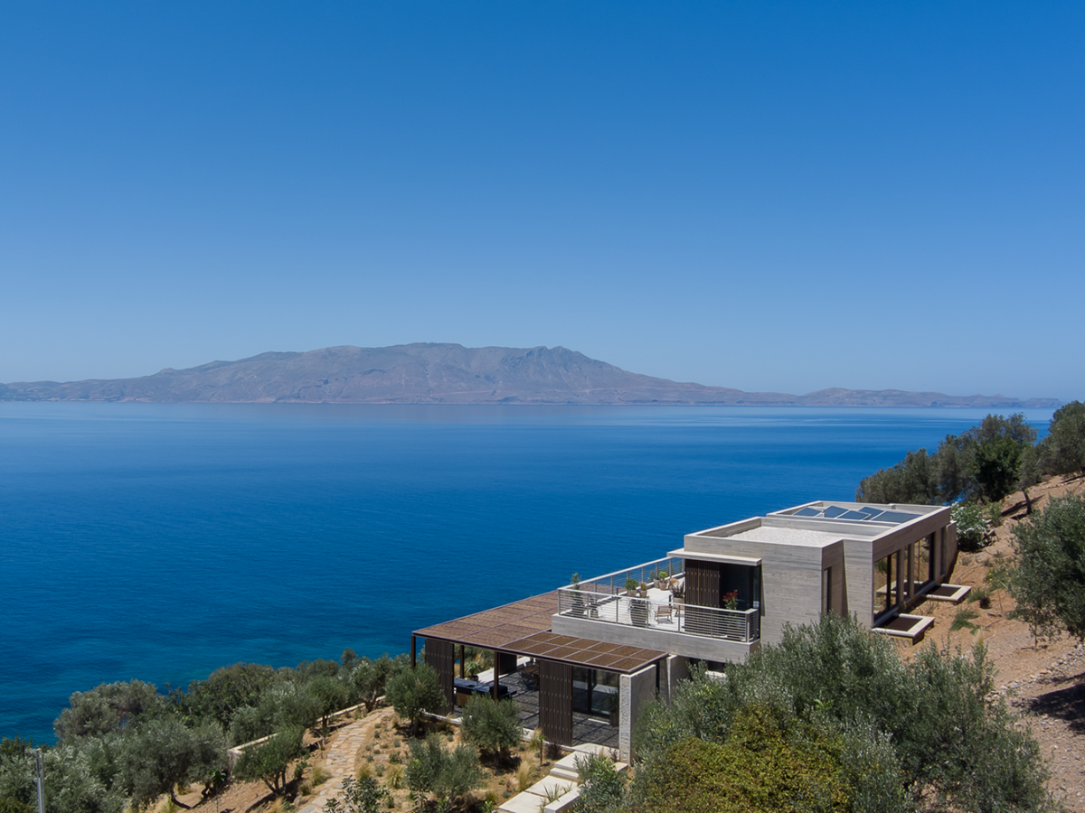 Sea view from Villa Kallisti, Crete
