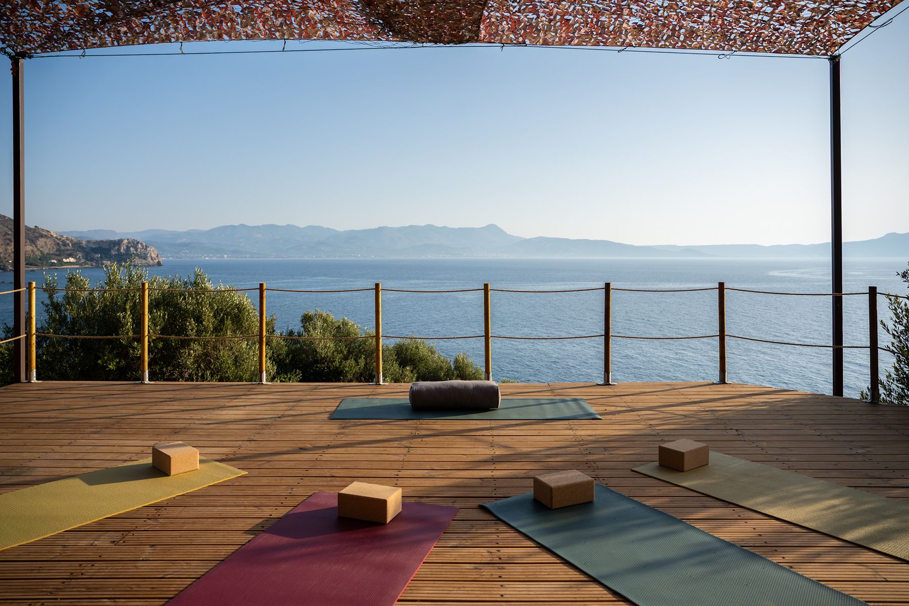 Yoga at Villa Kallisti in Crete