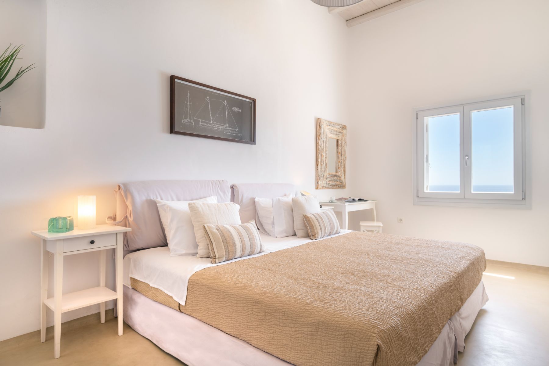 Bedroom at Villa Kallos, Mykonos