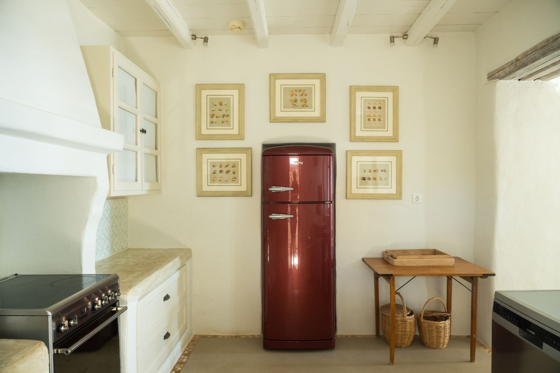 Kitchen at Villa Kymata, Paros