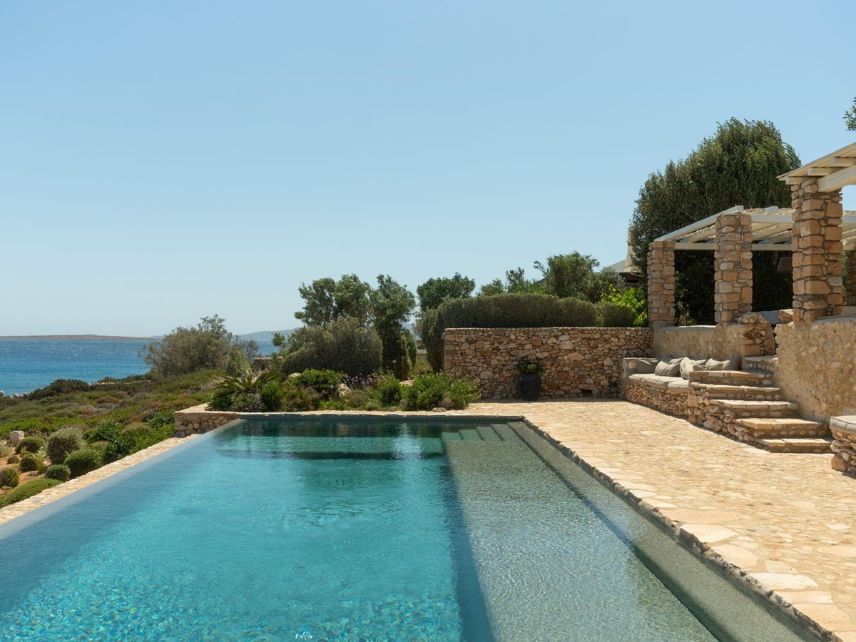 Pool at Villa Kymata, Paros
