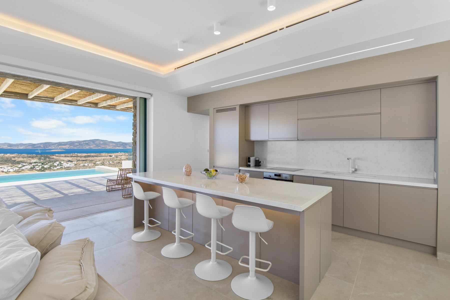 Kitchen at Villa Lara, Paros