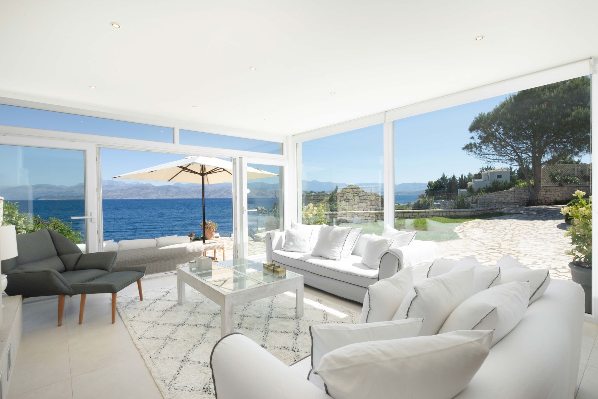 Living room at Villa Laura