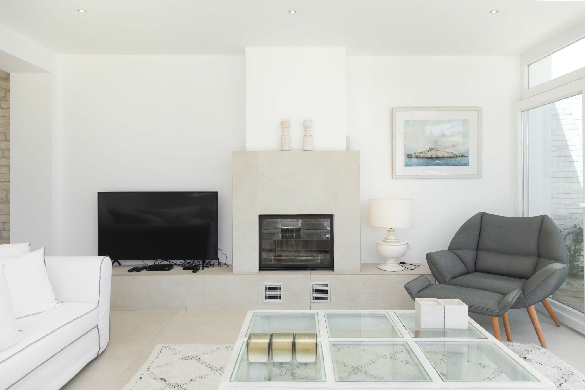 Living room at Villa Laura