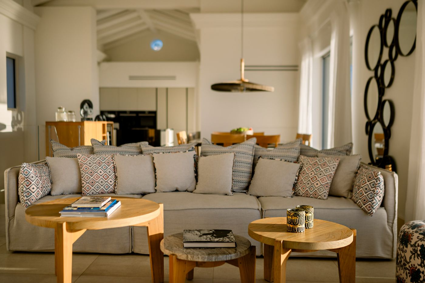 Living room at Villa Leonidas