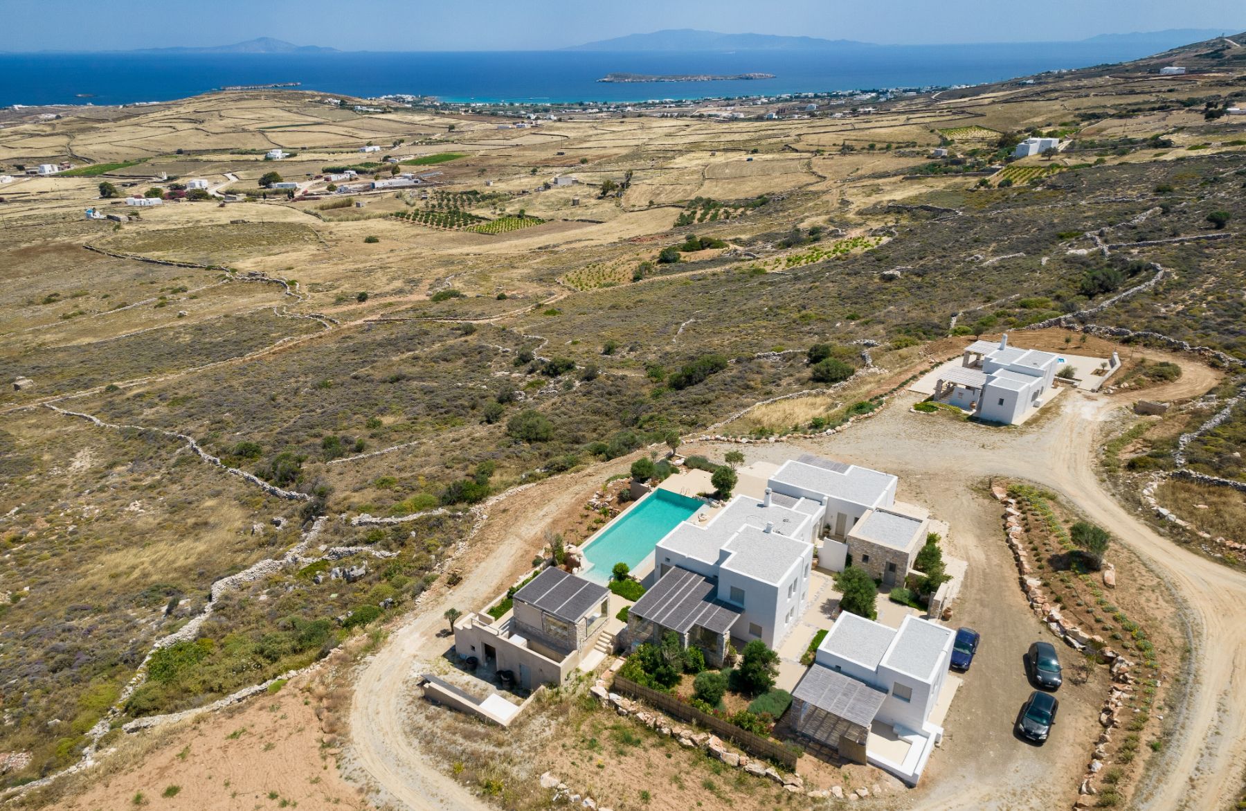 Aerial view of Villa Livadi