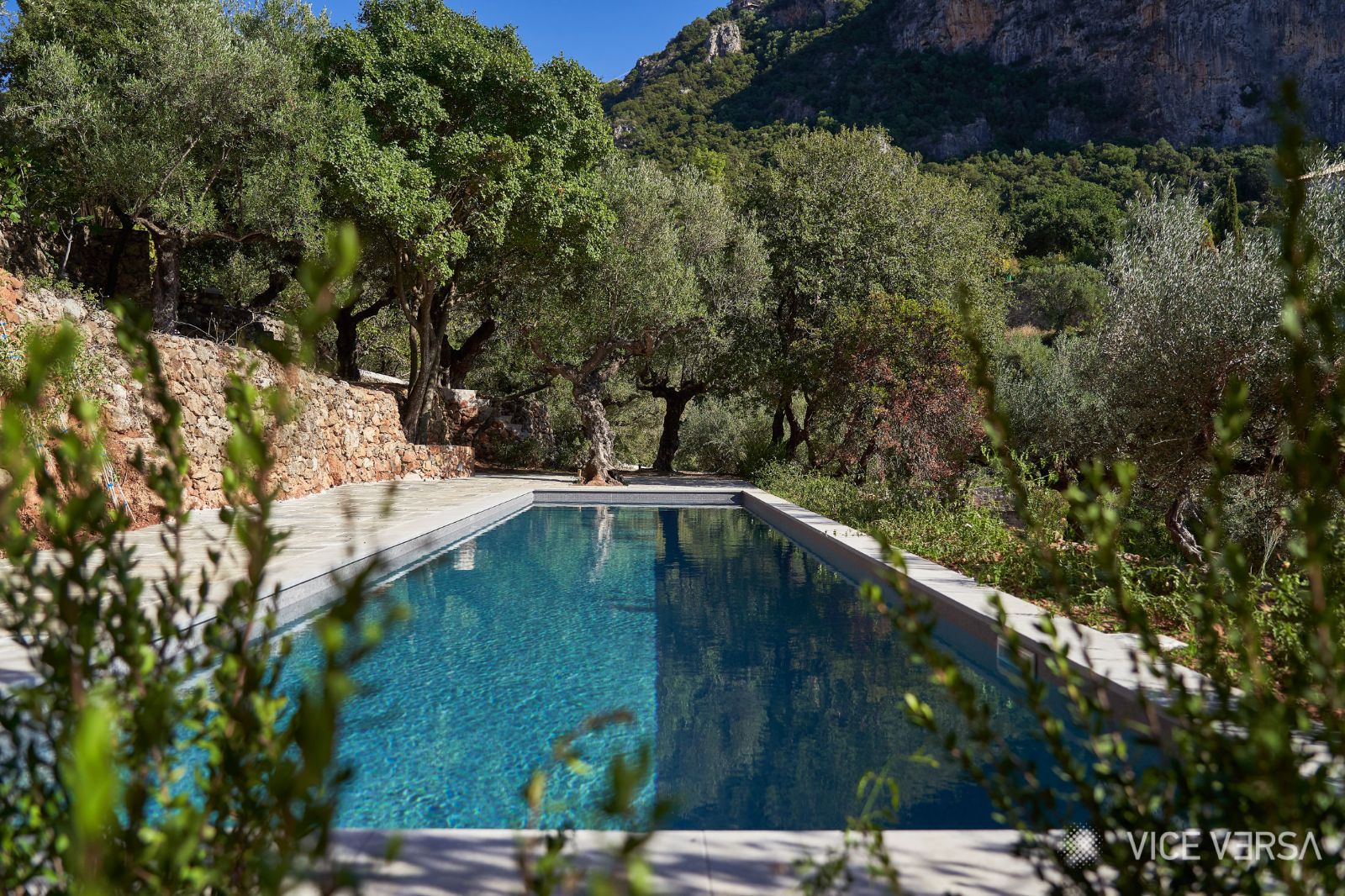 Pool at Villa Mani in the Peloponnese 