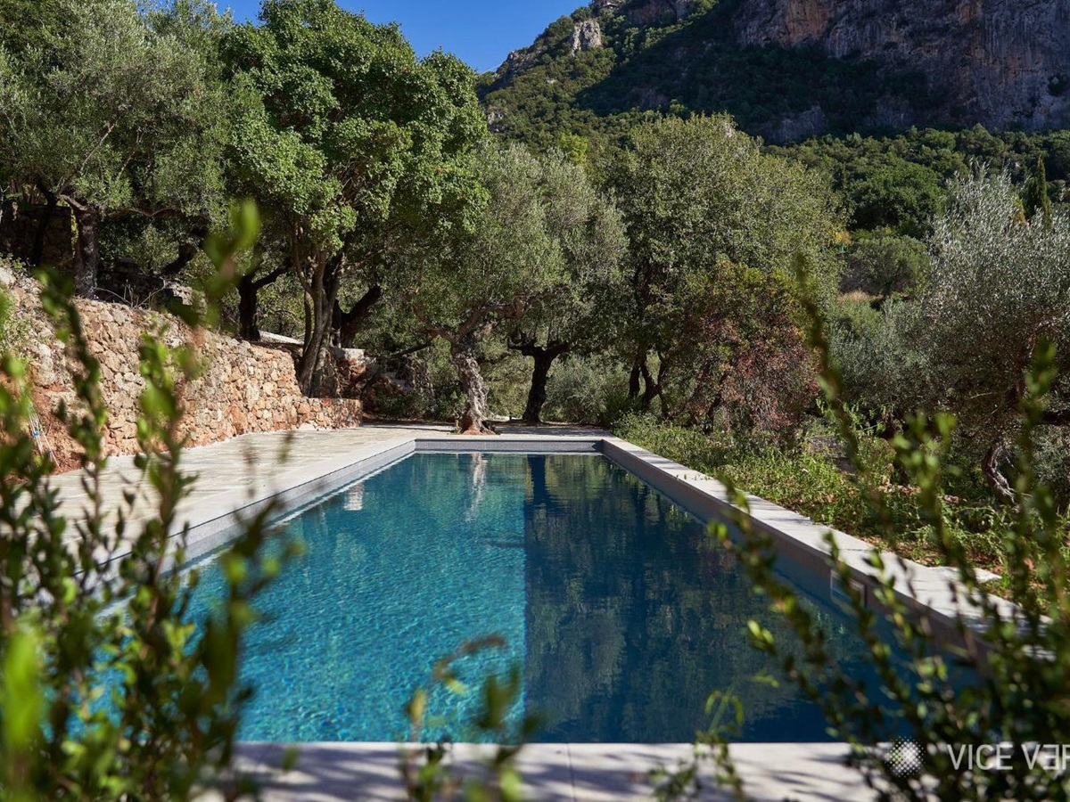 Pool at Villa Mani in the Peloponnese