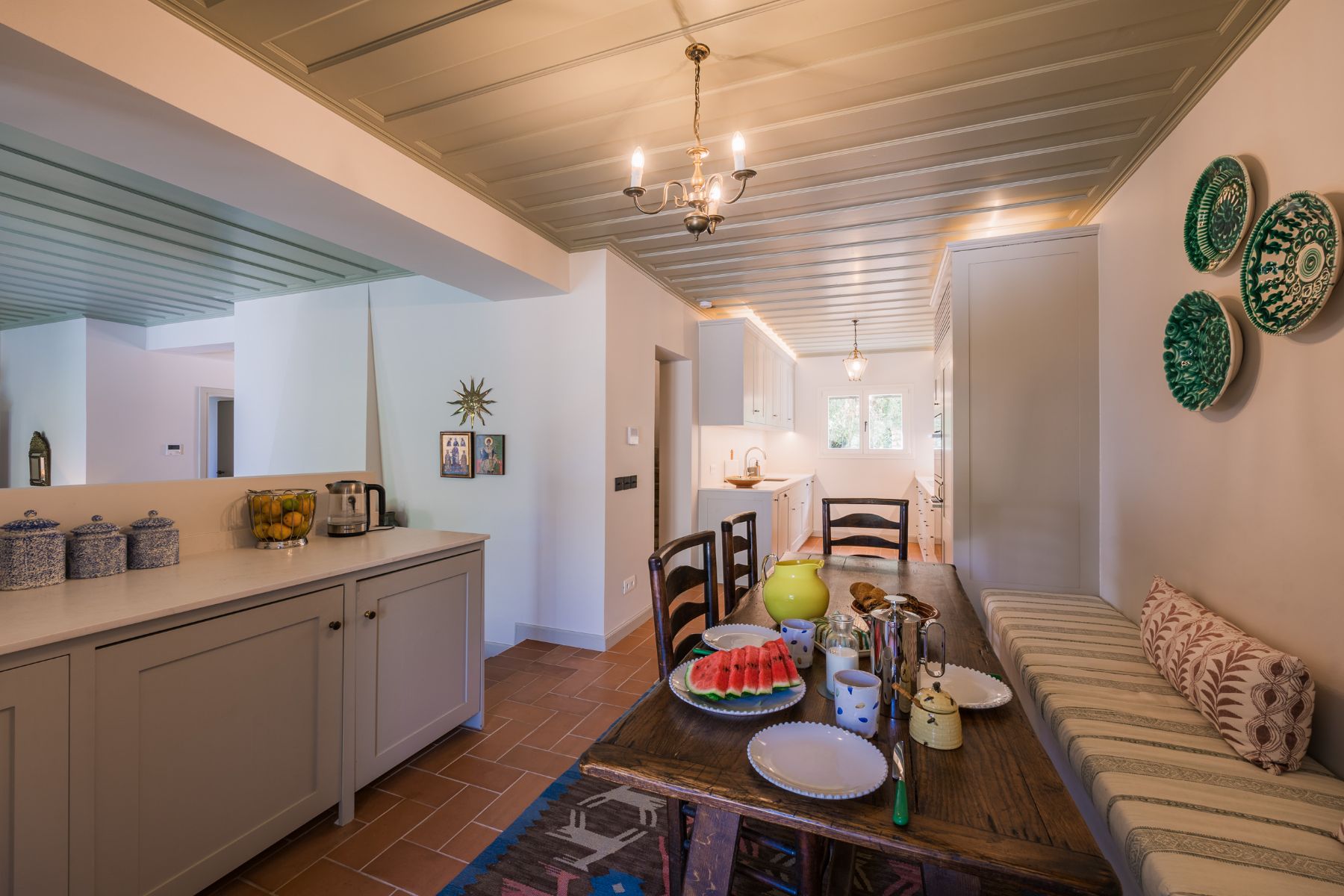 Kitchen at Villa Mareas, Corfu