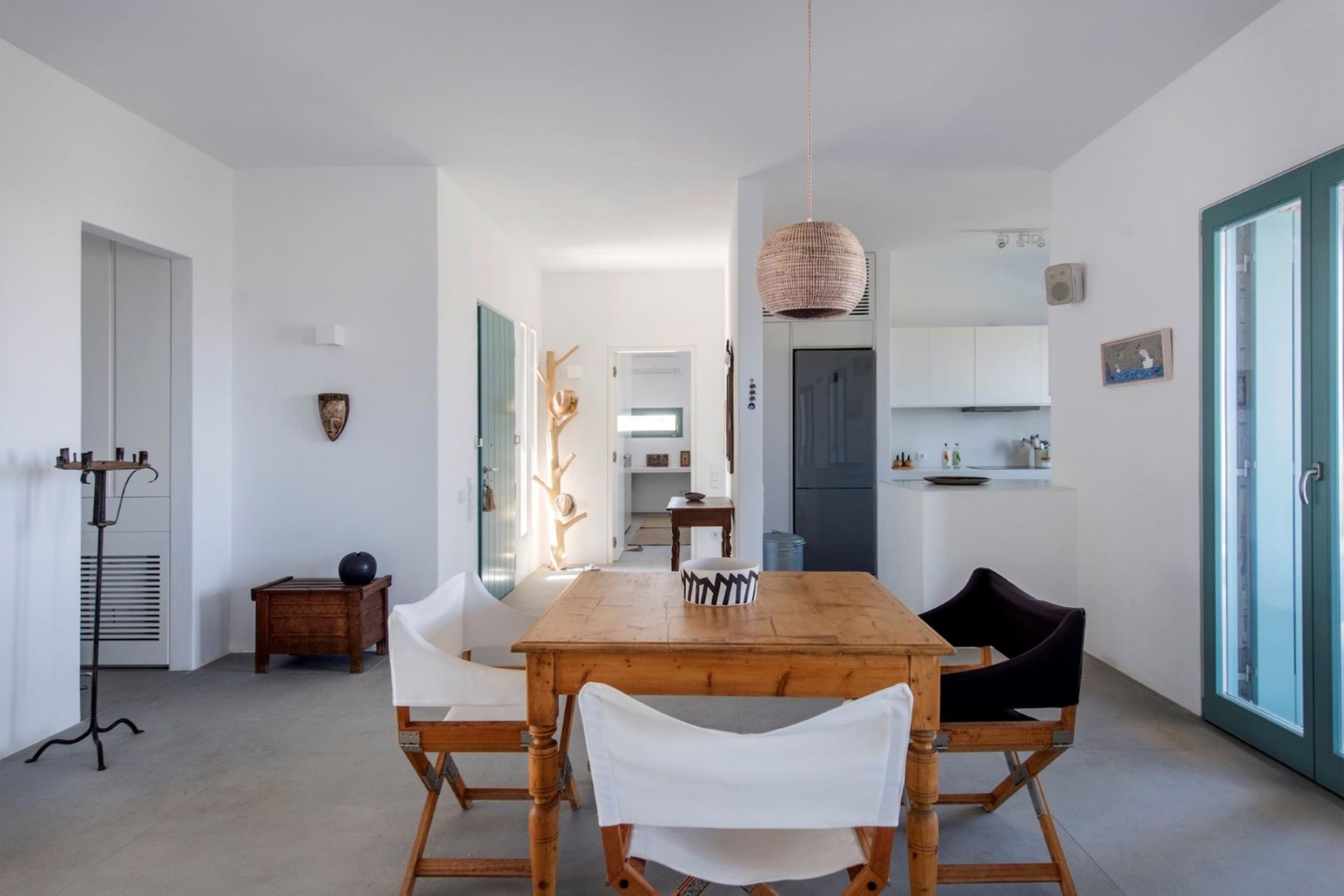Dining room at Villa Nisi, Paros