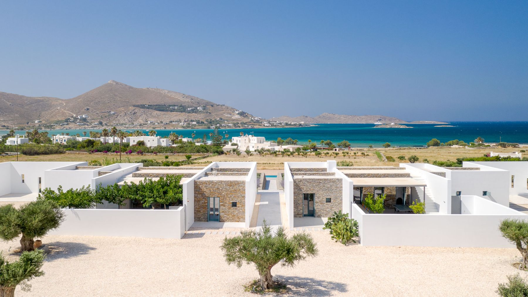 Exterior view of Villa Nisi, Paros
