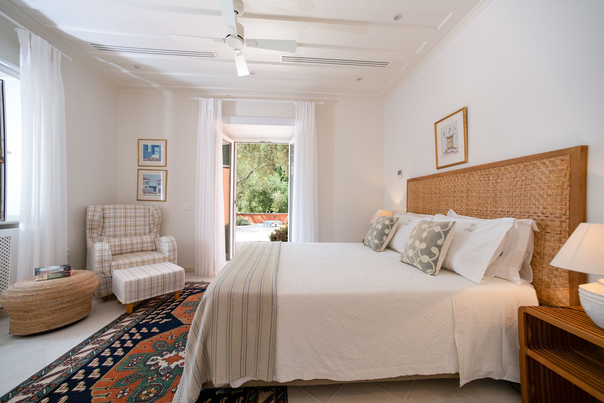 Double bedroom at Villa Ophelia