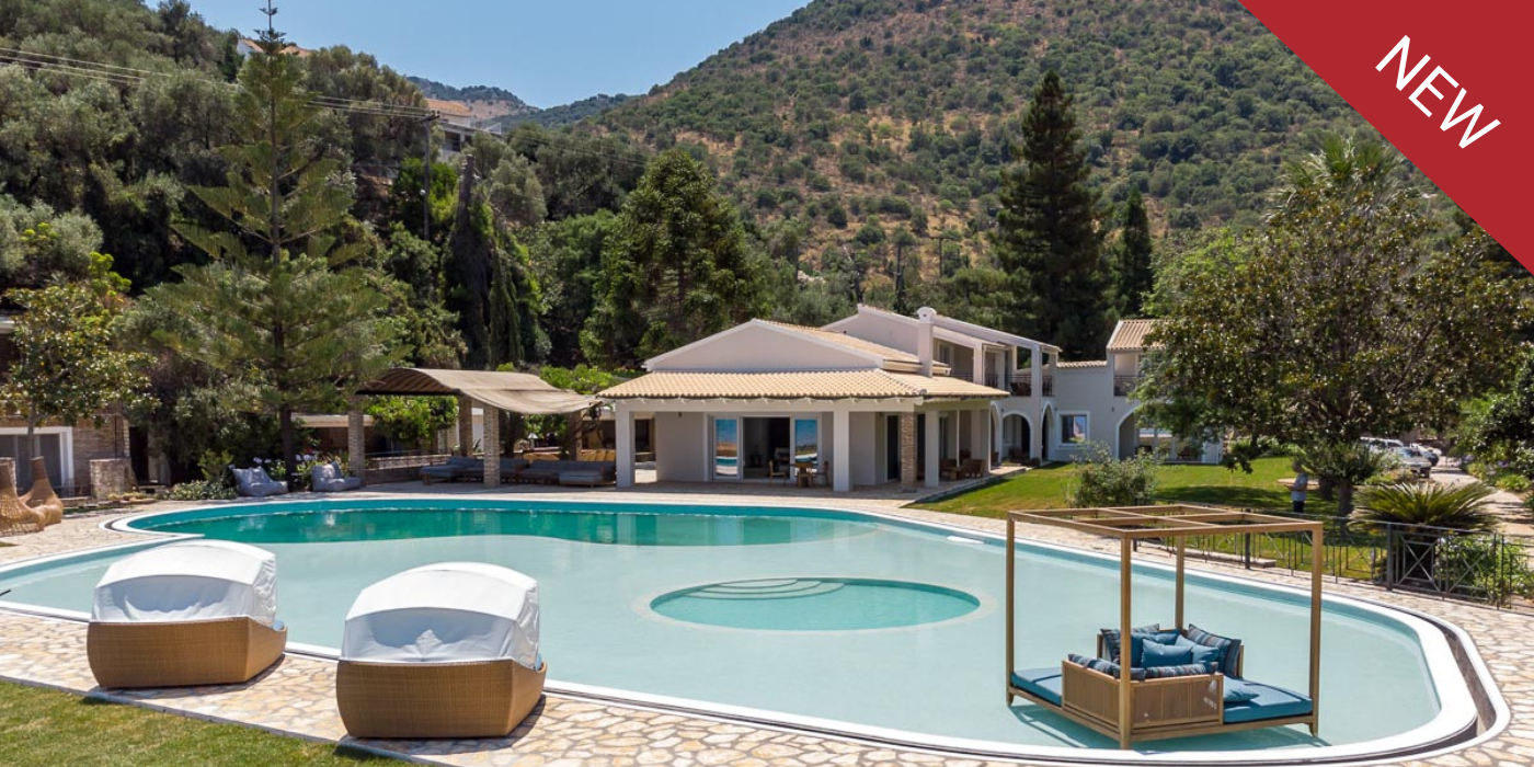 Luxury Villa Paralia near Kassiopi in Corfu