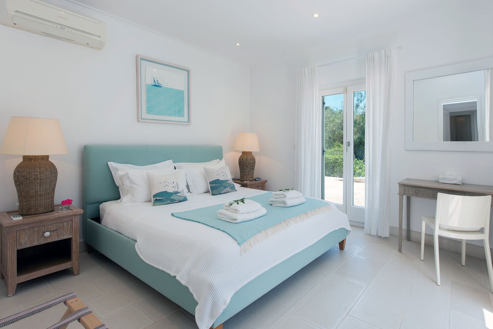 Bedroom 3 at Villa Pashalia in Corfu 