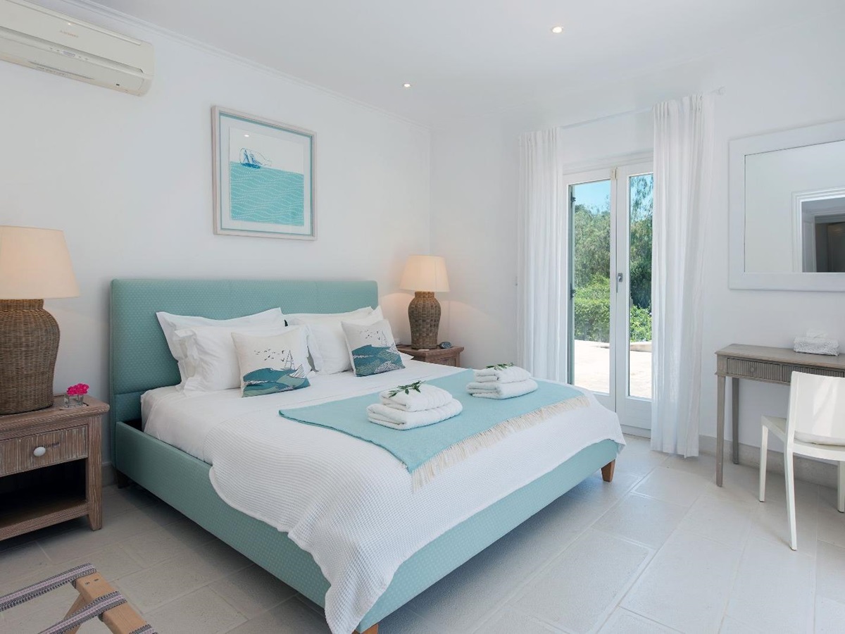Bedroom 3 at Villa Pashalia in Corfu