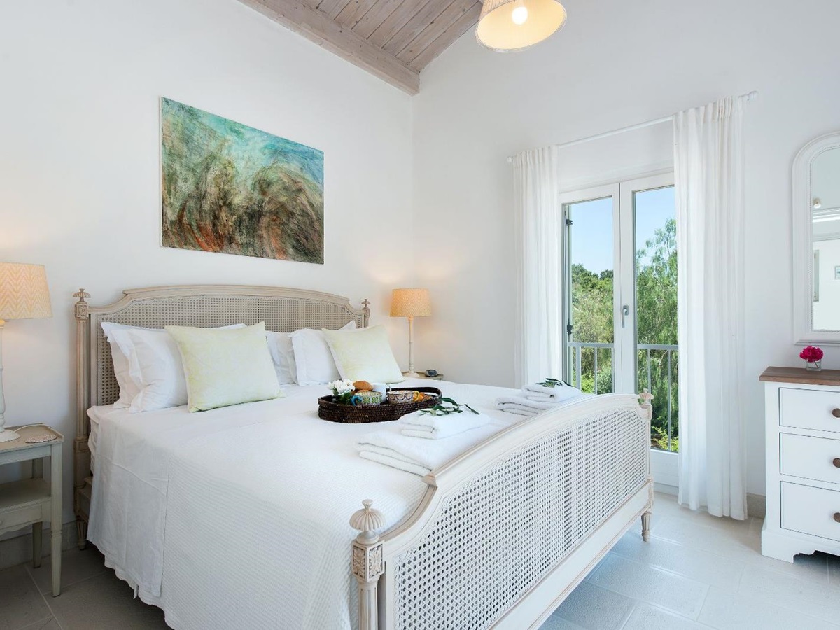 Bedroom 4 at Villa Pashalia in Corfu
