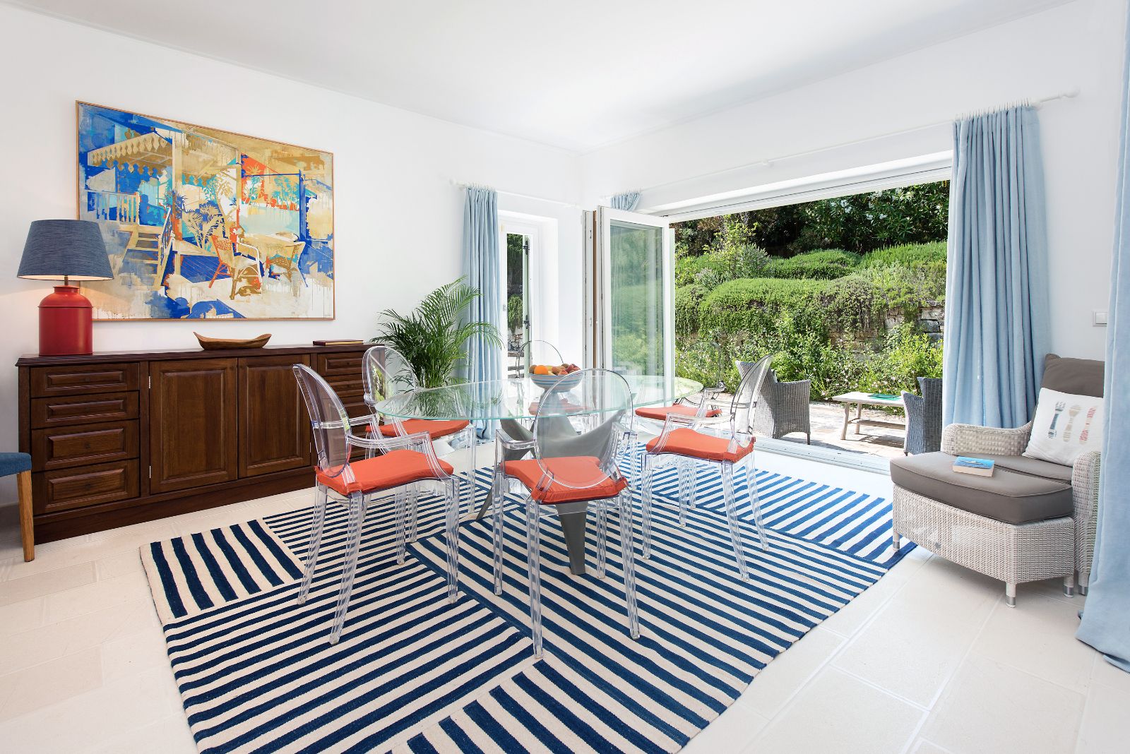 Dining Room at Villa Pashalia in Corfu 