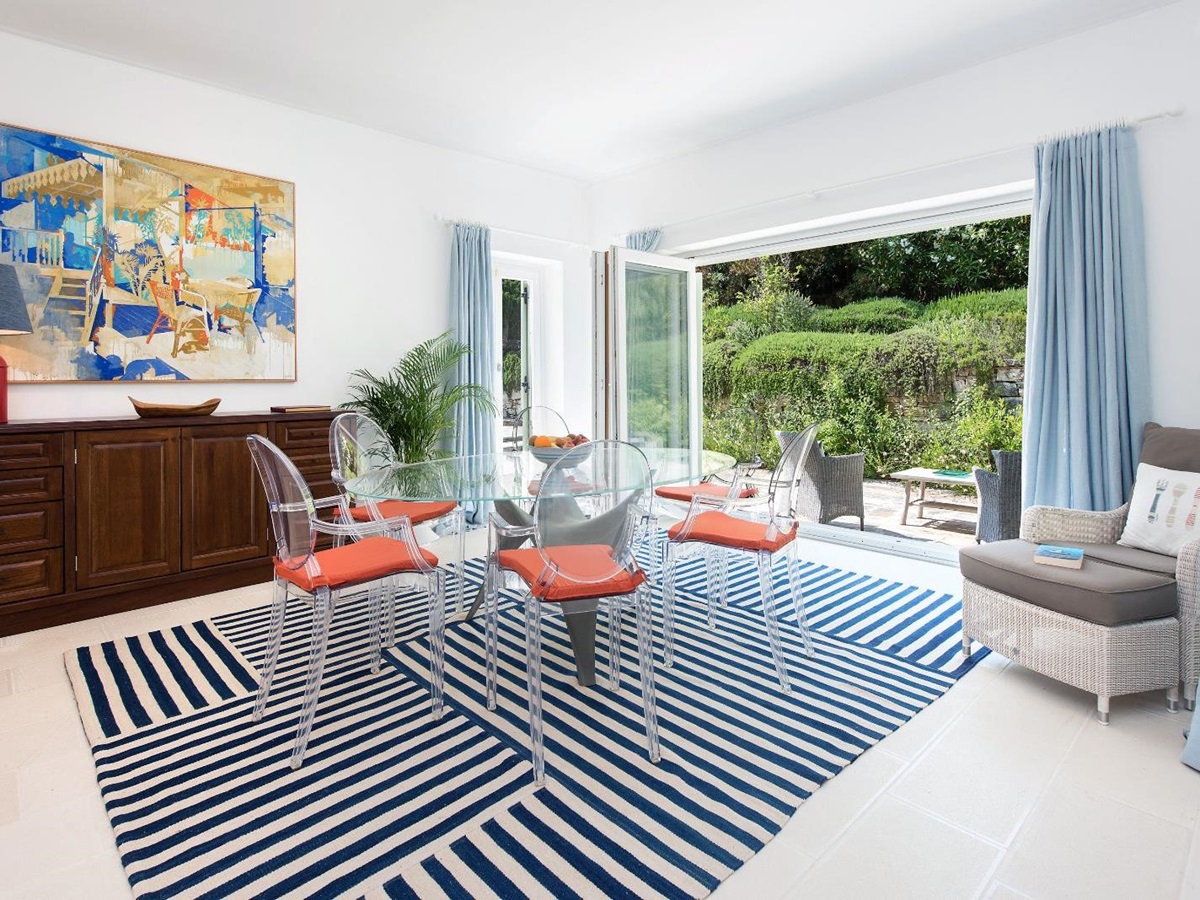 Dining Room at Villa Pashalia in Corfu