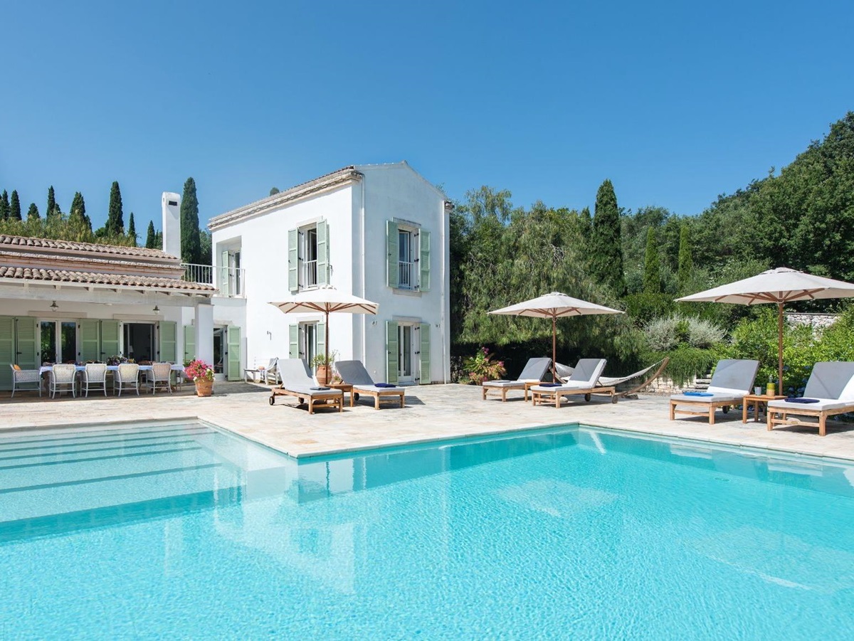 Pool at Villa Pashalia, Corfu