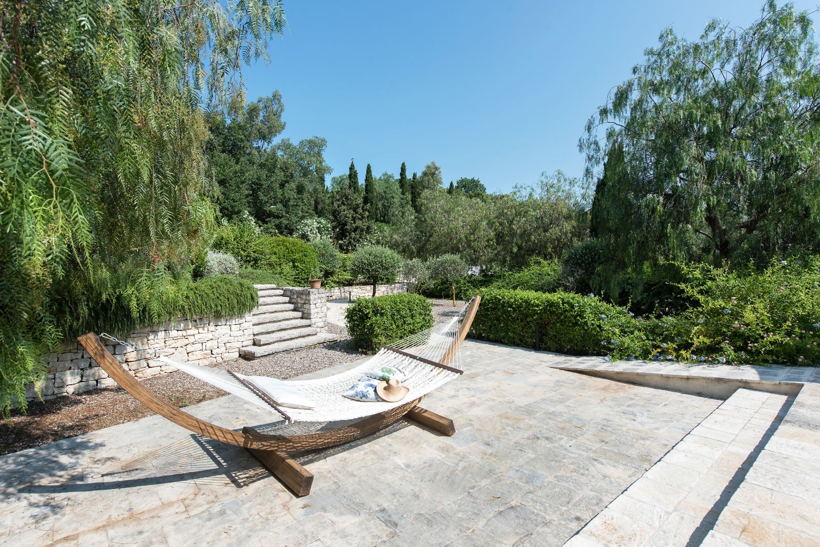 Hammock at Villa Pashalia in Corfu 