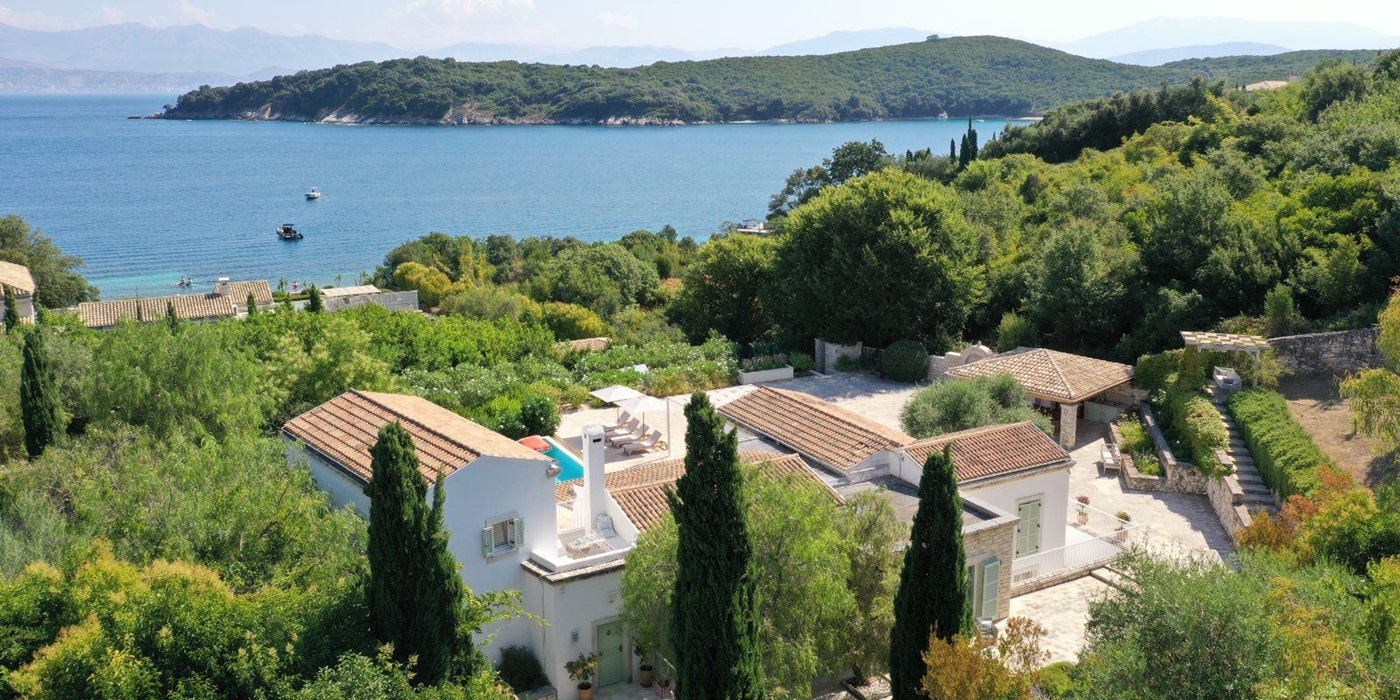 View from Villa Pashalia in Corfu 