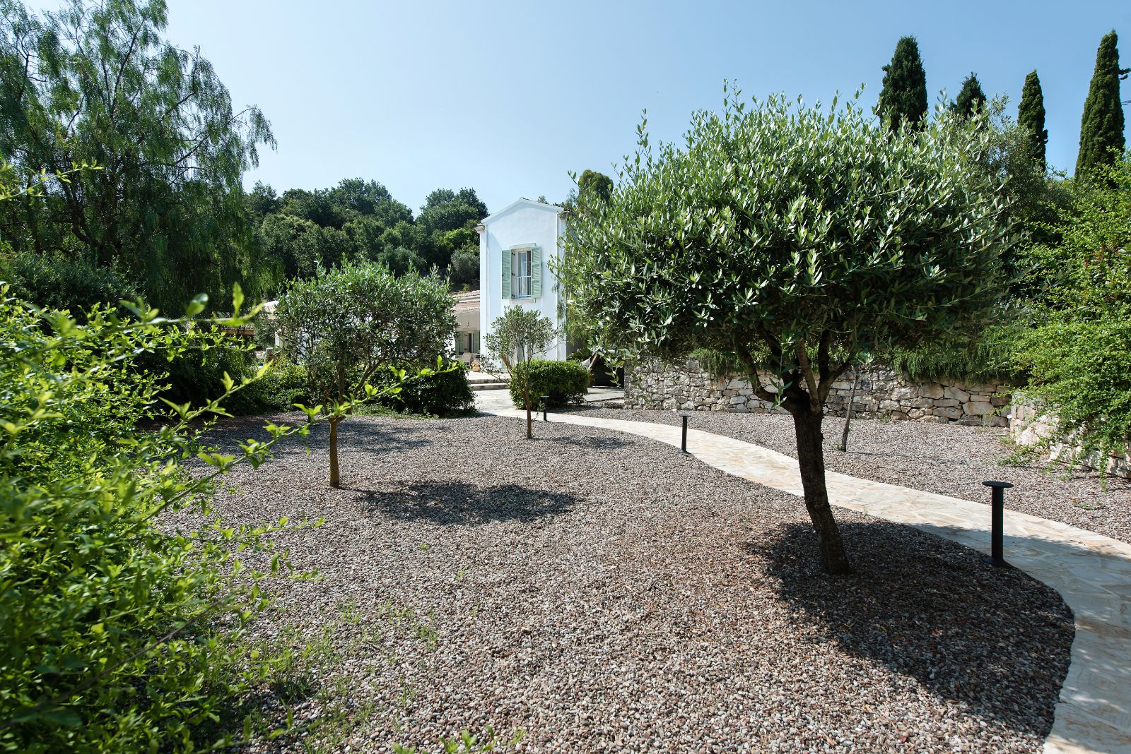 Walkway at Villa Pashalia in Corfu 