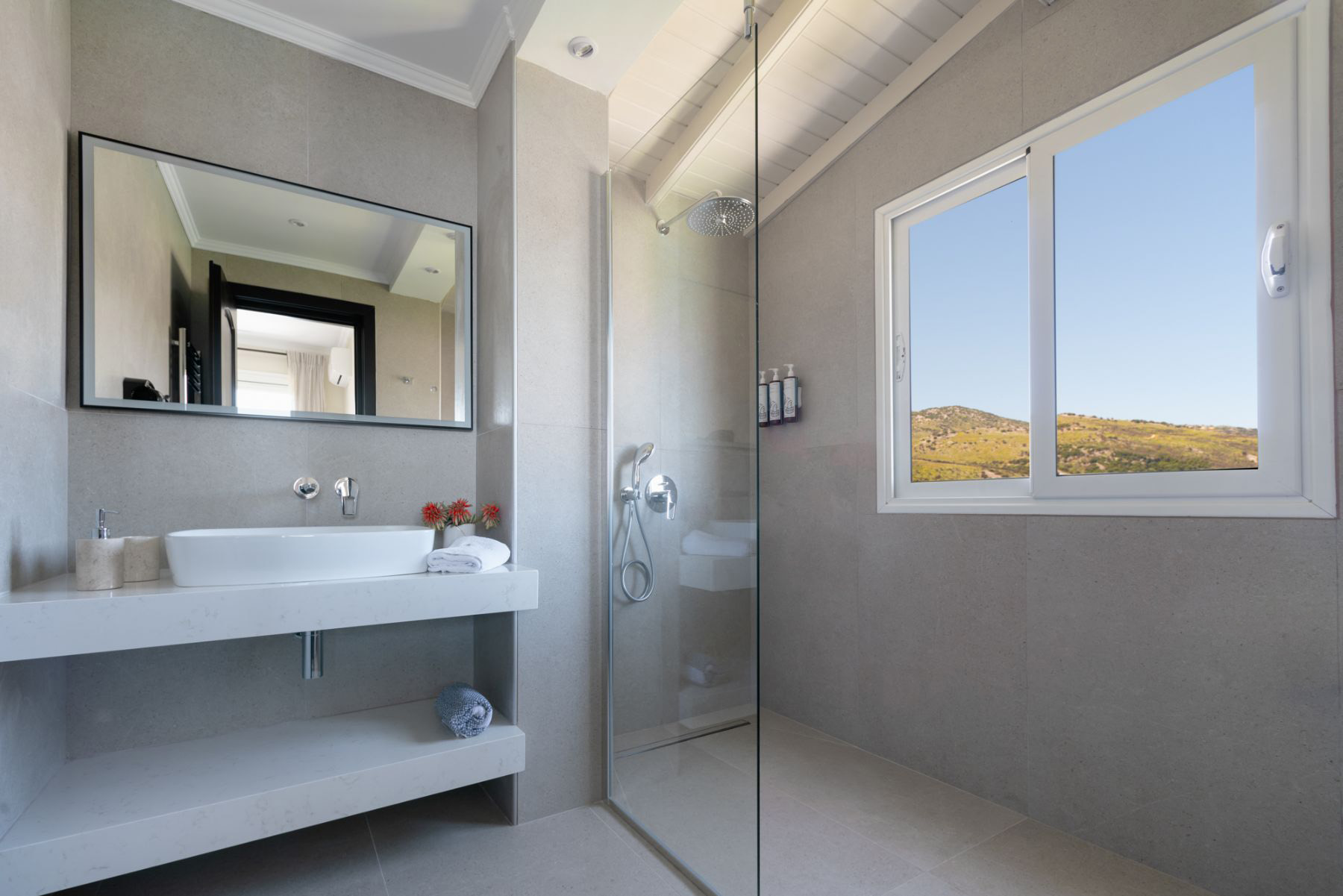 Bathroom at Villa Petra, Corfu