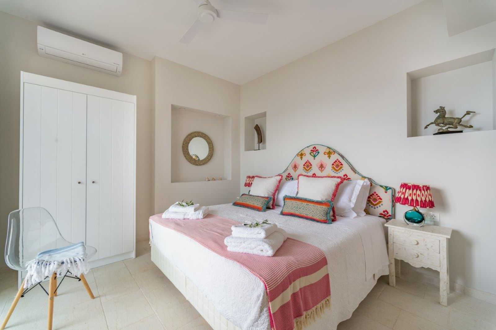 Bedroom 3 at Villa Pilos in Corfu