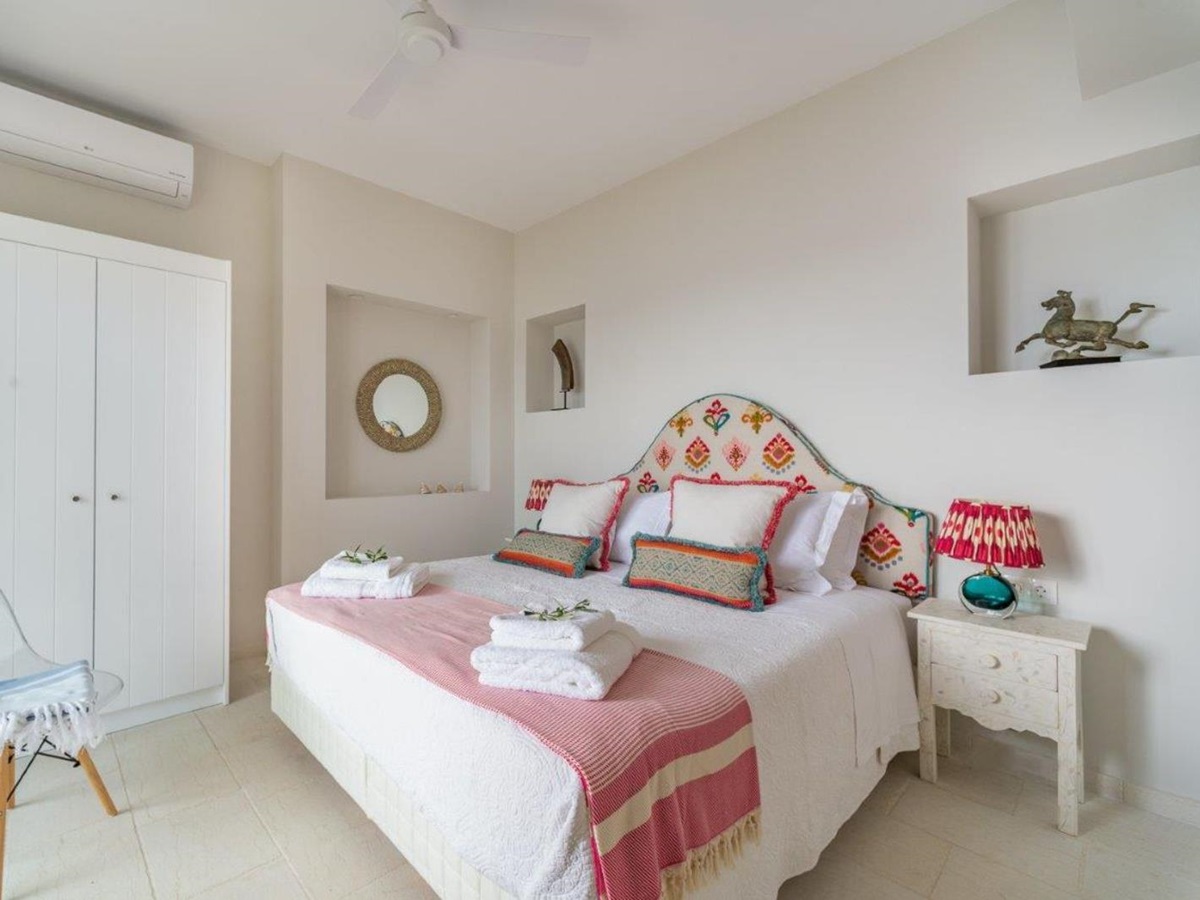 Bedroom 3 at Villa Pilos in Corfu
