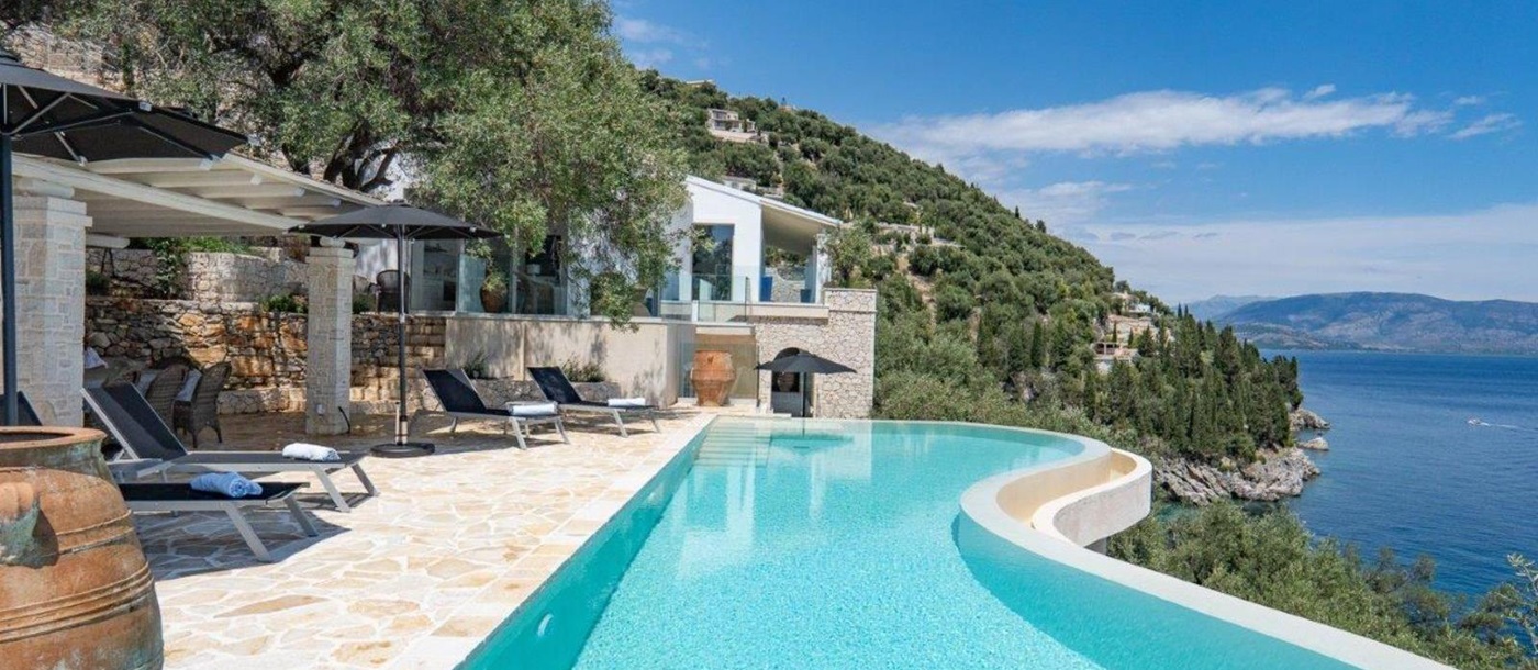 View at Villa Pilos in Corfu