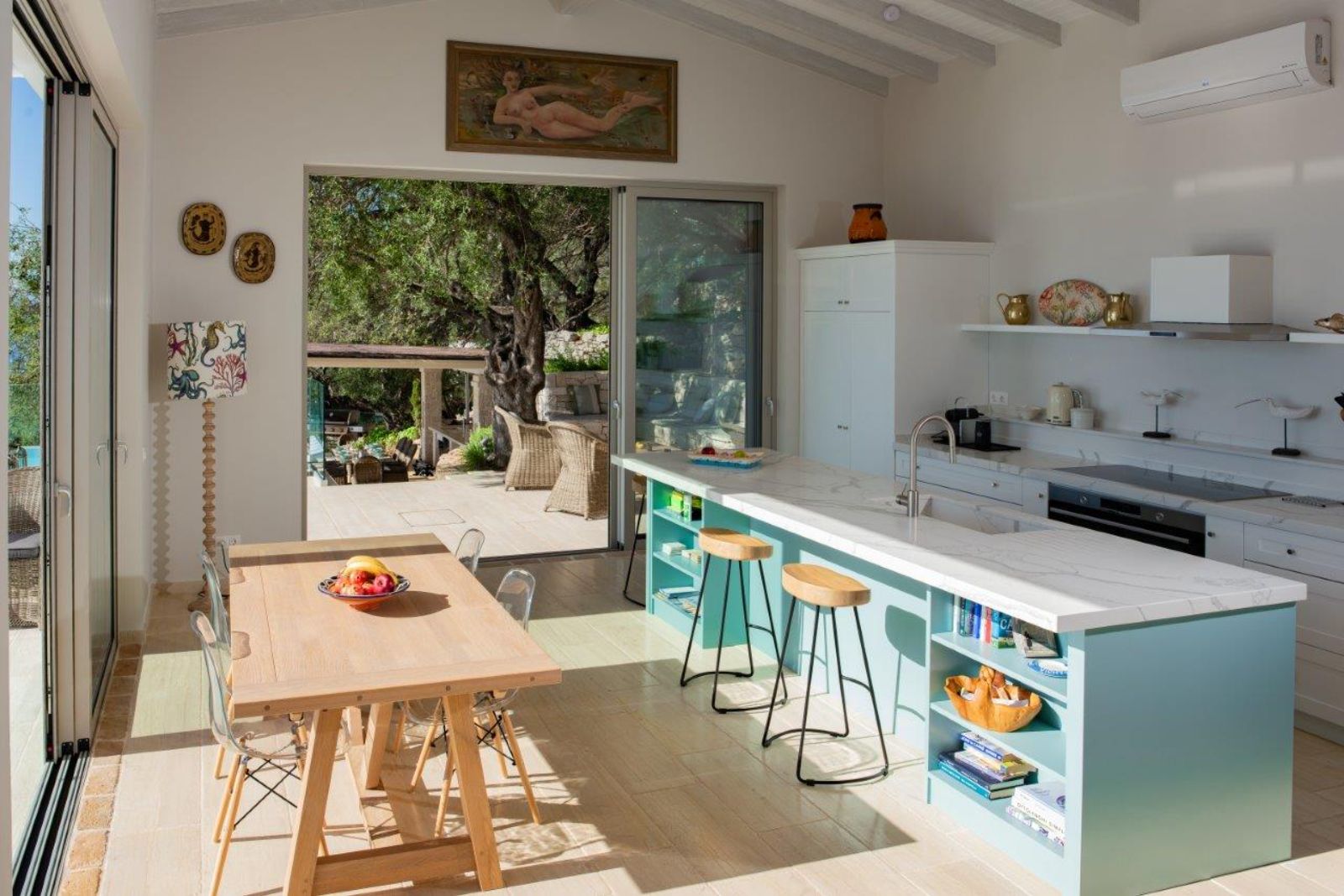 Kitcheb at Villa Pilos in Corfu