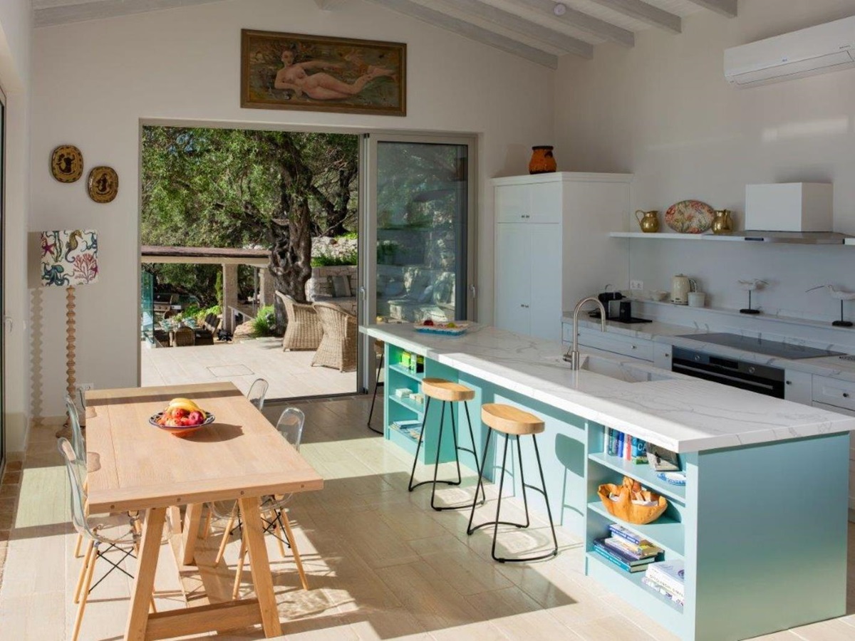 Kitcheb at Villa Pilos in Corfu