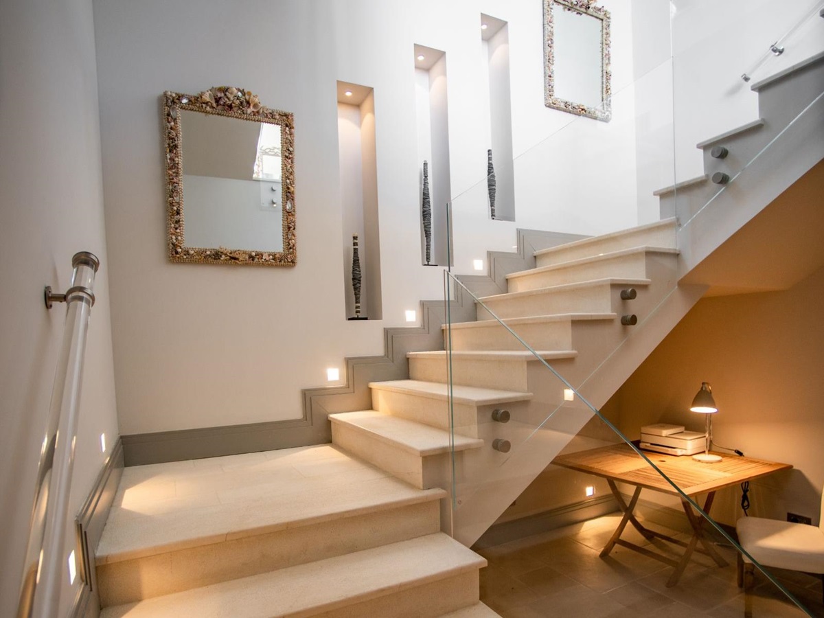 Staircase at Villa Sofia in Corfu