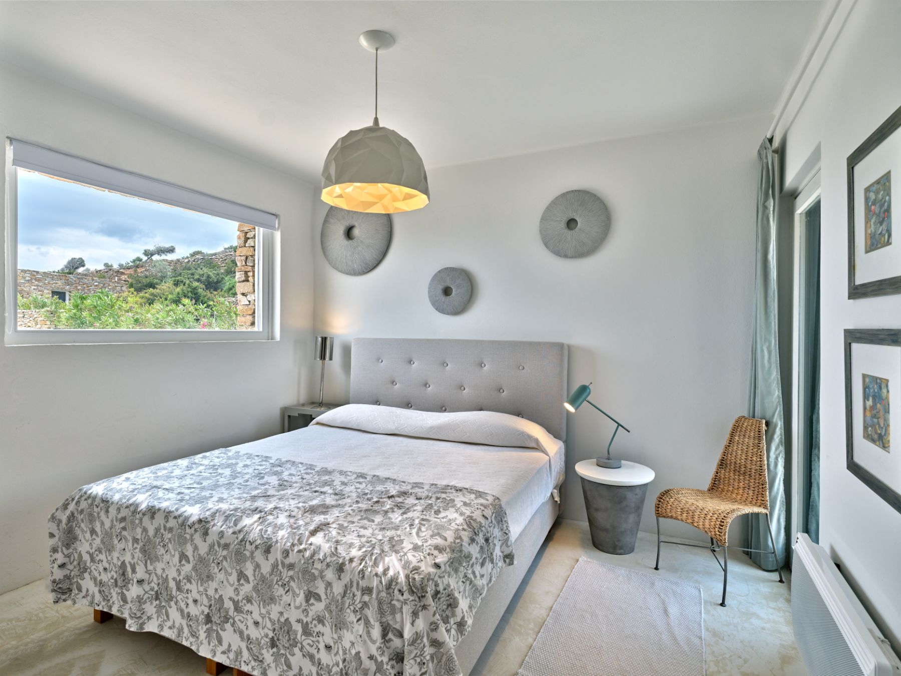 Double bedroom at Villa Thalia, Sifnos