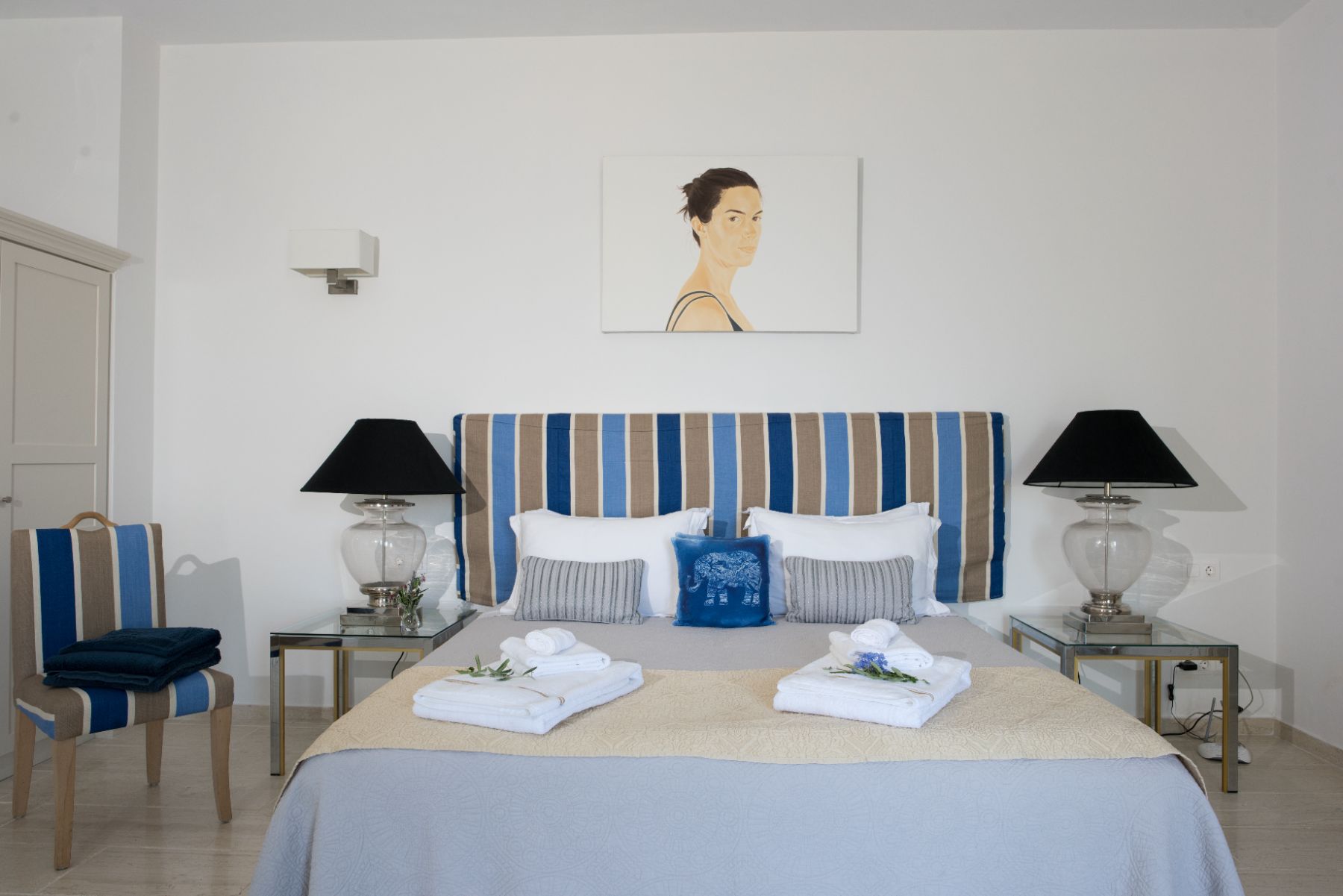 Double bedroom at Villa Thea, Corfu
