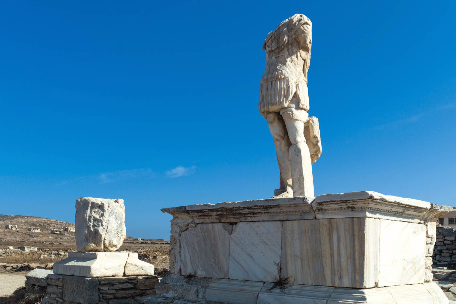 Roman ruins on the island of Delos