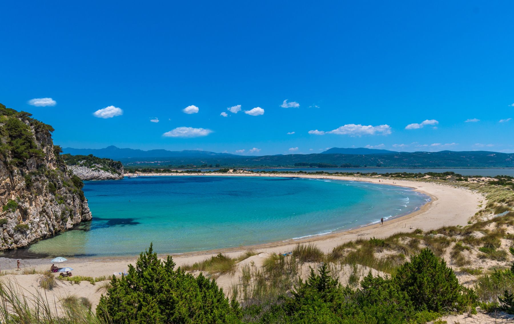 A beautiful cove located in the Peloponnese